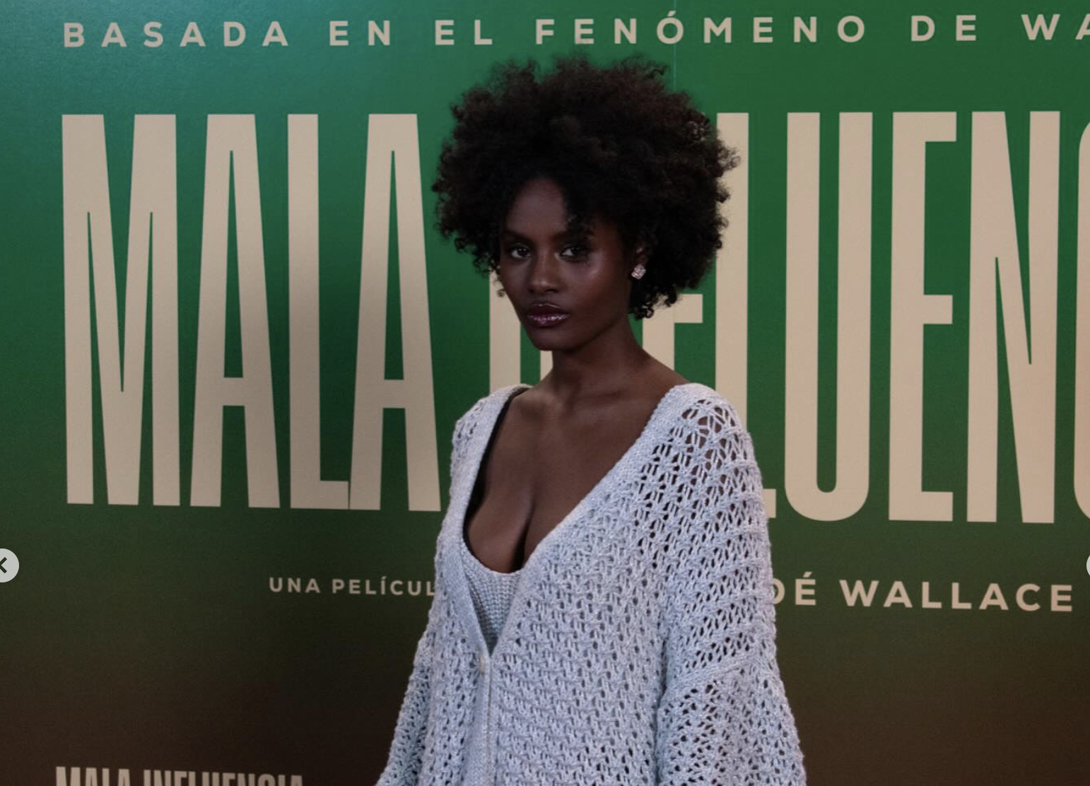 Selam Ortega, exalumna de Work In Progress como Bárbara en la película Mala influencia de Netflix